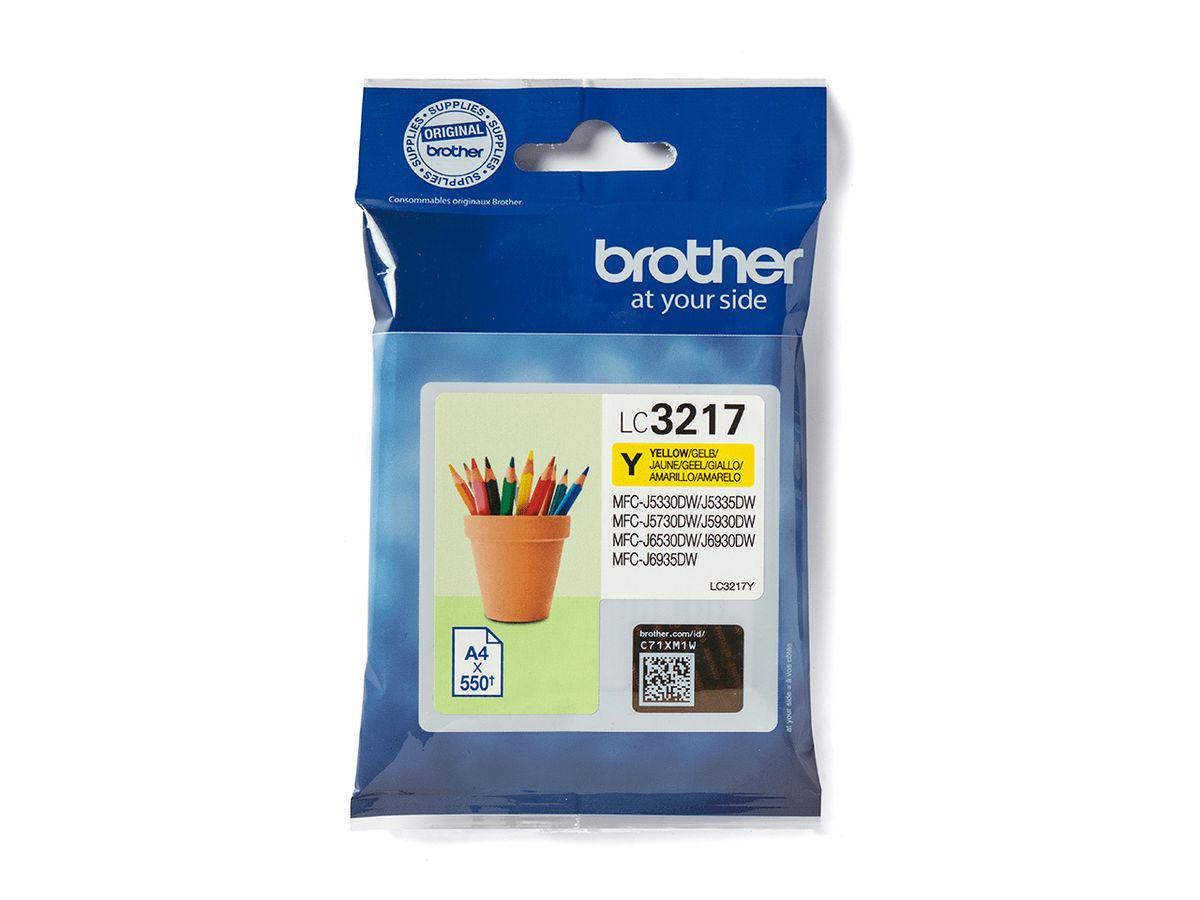 Brother LC3217Y - Cartouche d'encre originale – Jaune