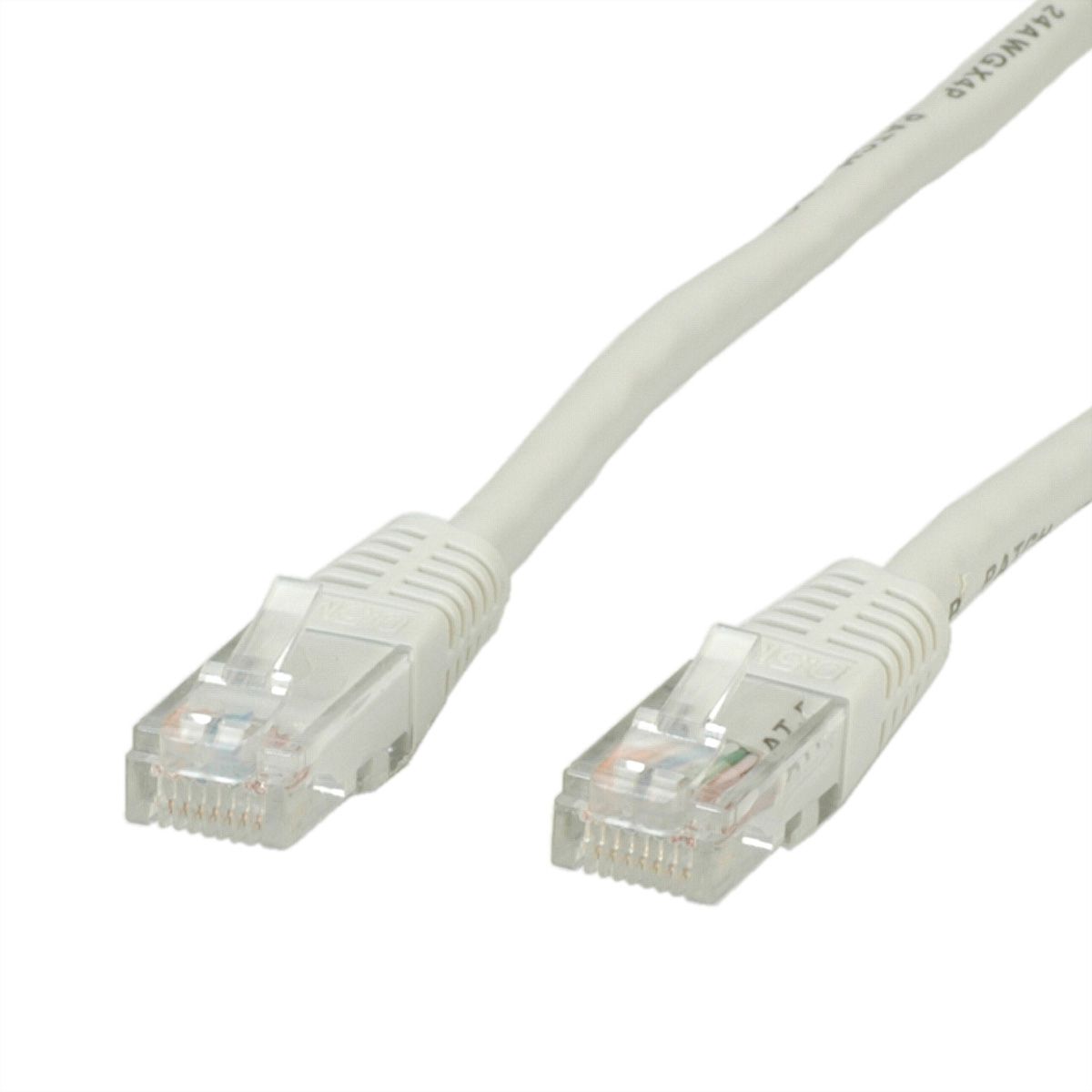 Cordon VALUE Cat.5e (Classe D) UTP confectionné, gris, 1 m