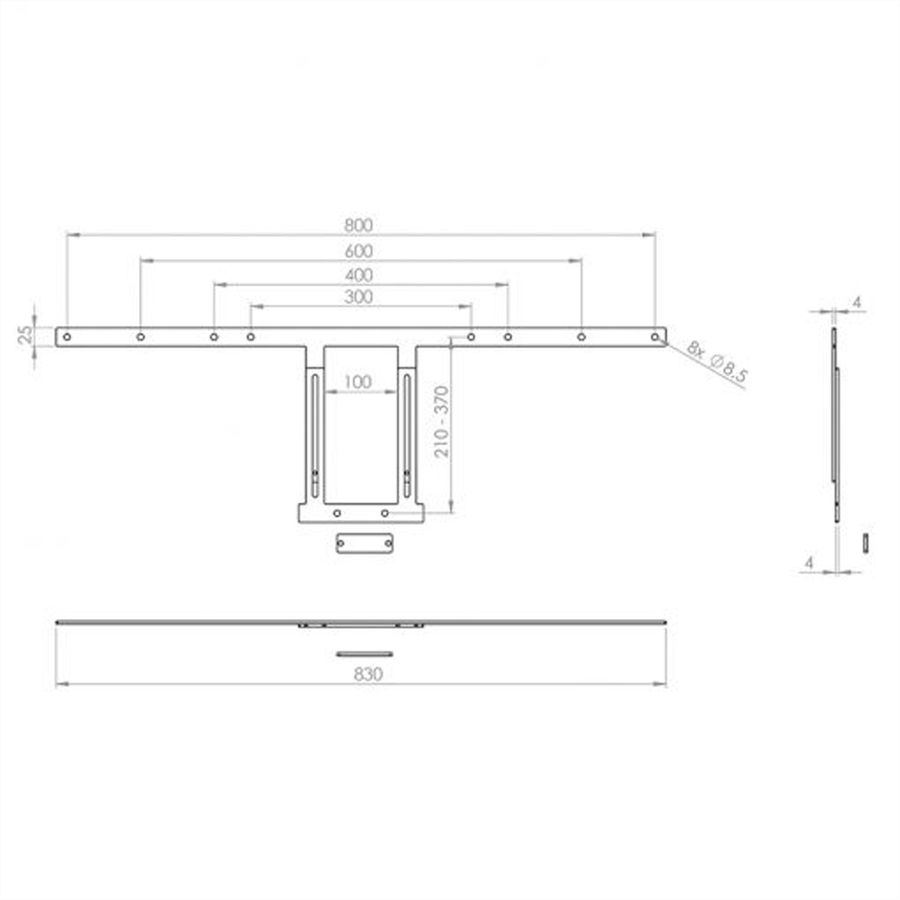 Hagor MeetUp Display-Adaptateur 55 - 75"