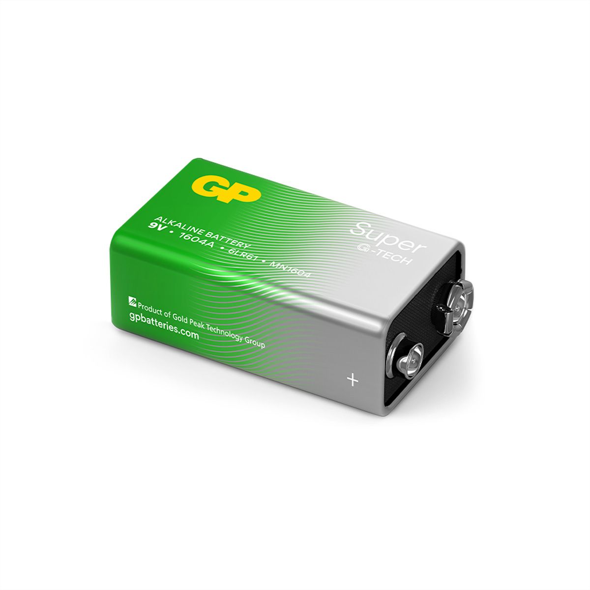 GP Batteries Super Alkaline 9V Block 1x