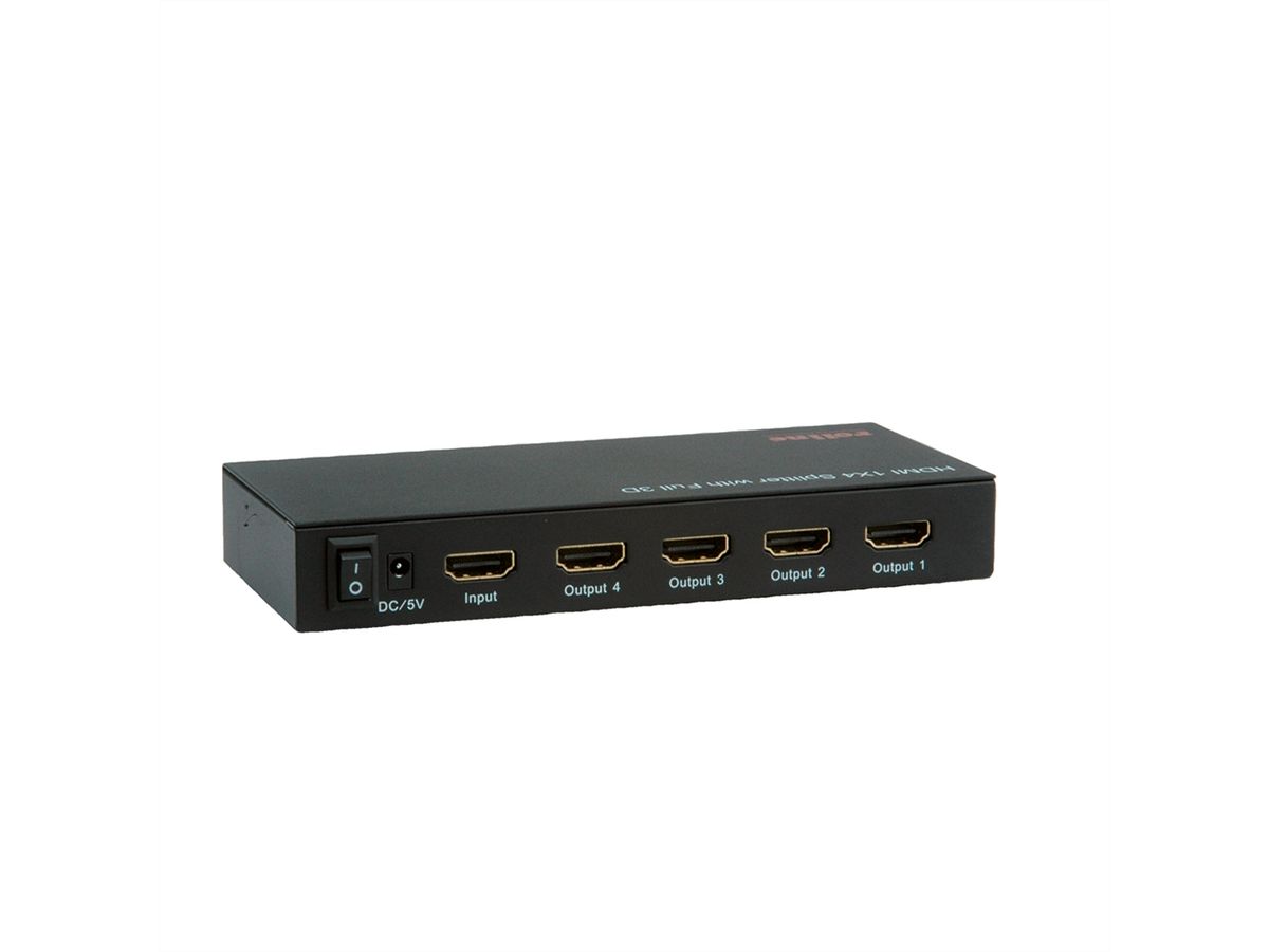 ROLINE Distributeur HDMI, quadruple