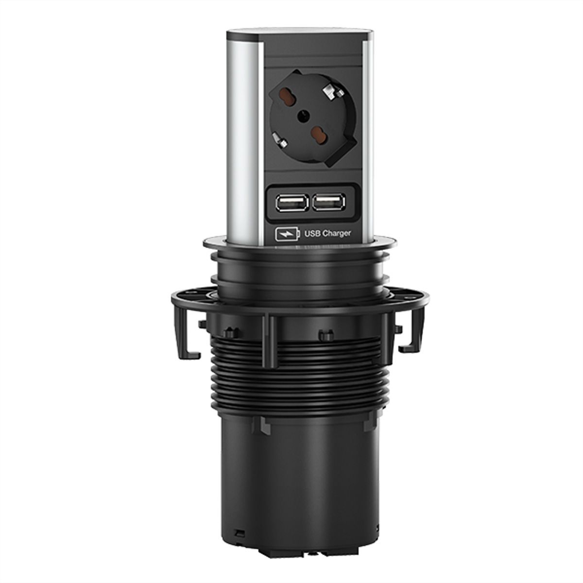 BACHMANN ELEVATOR 1xP40, USB Charger, Strom 2,0m AEH Italia