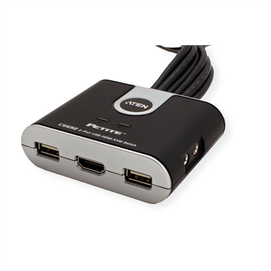 ATEN CS692 KVM Switch, USB, HDMI, Audio, 2 Ports