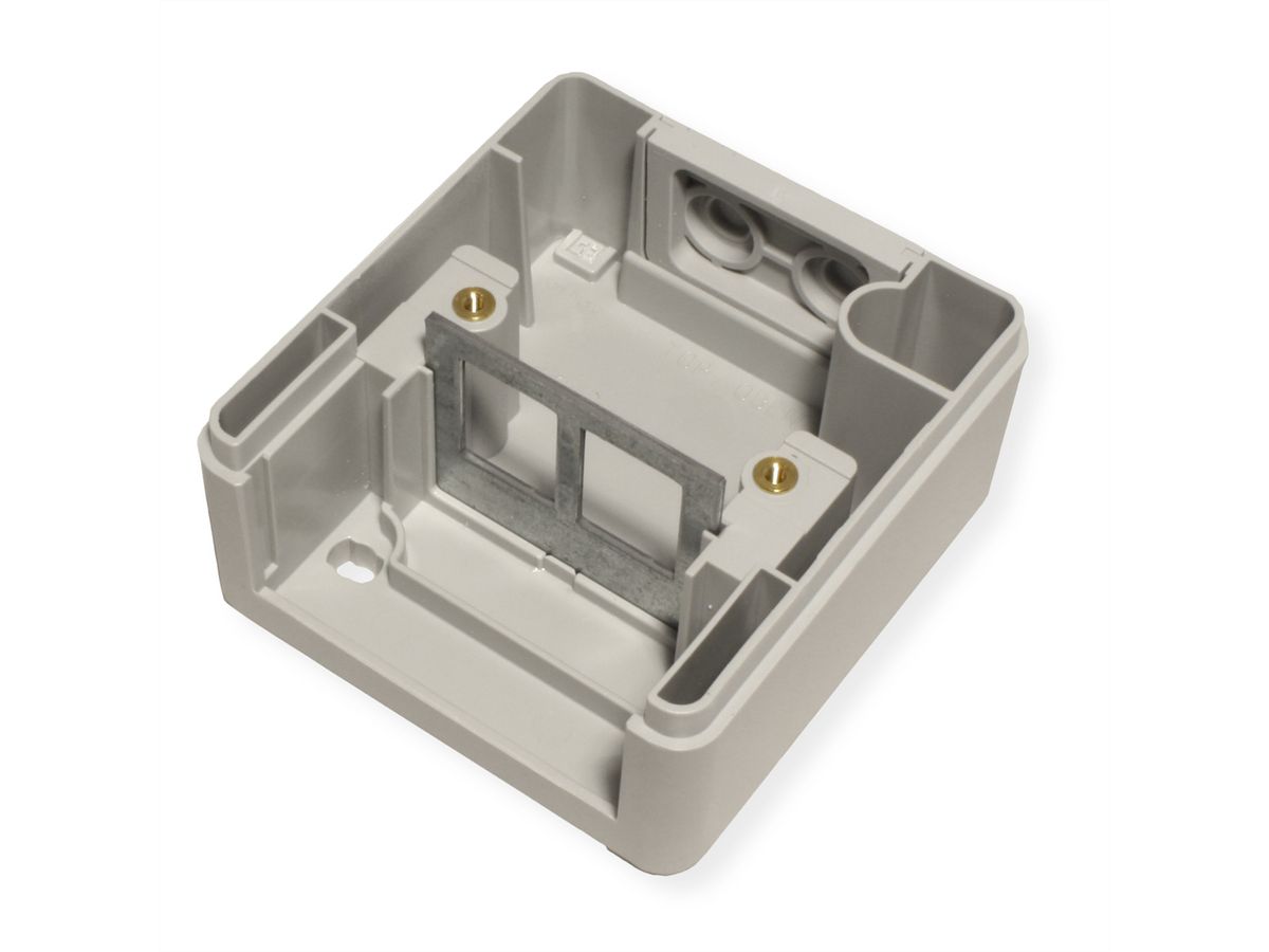 EasyLan preLink / fixLink AP-Dose grau