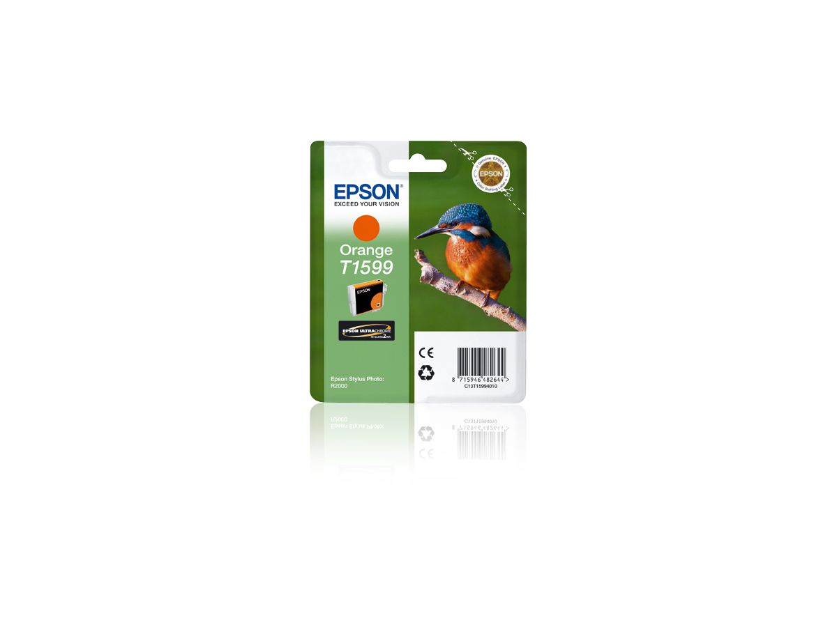 Epson Cartouche "Martin-pêcheur" - Encre UltraChrome Hi-Gloss2 Orange