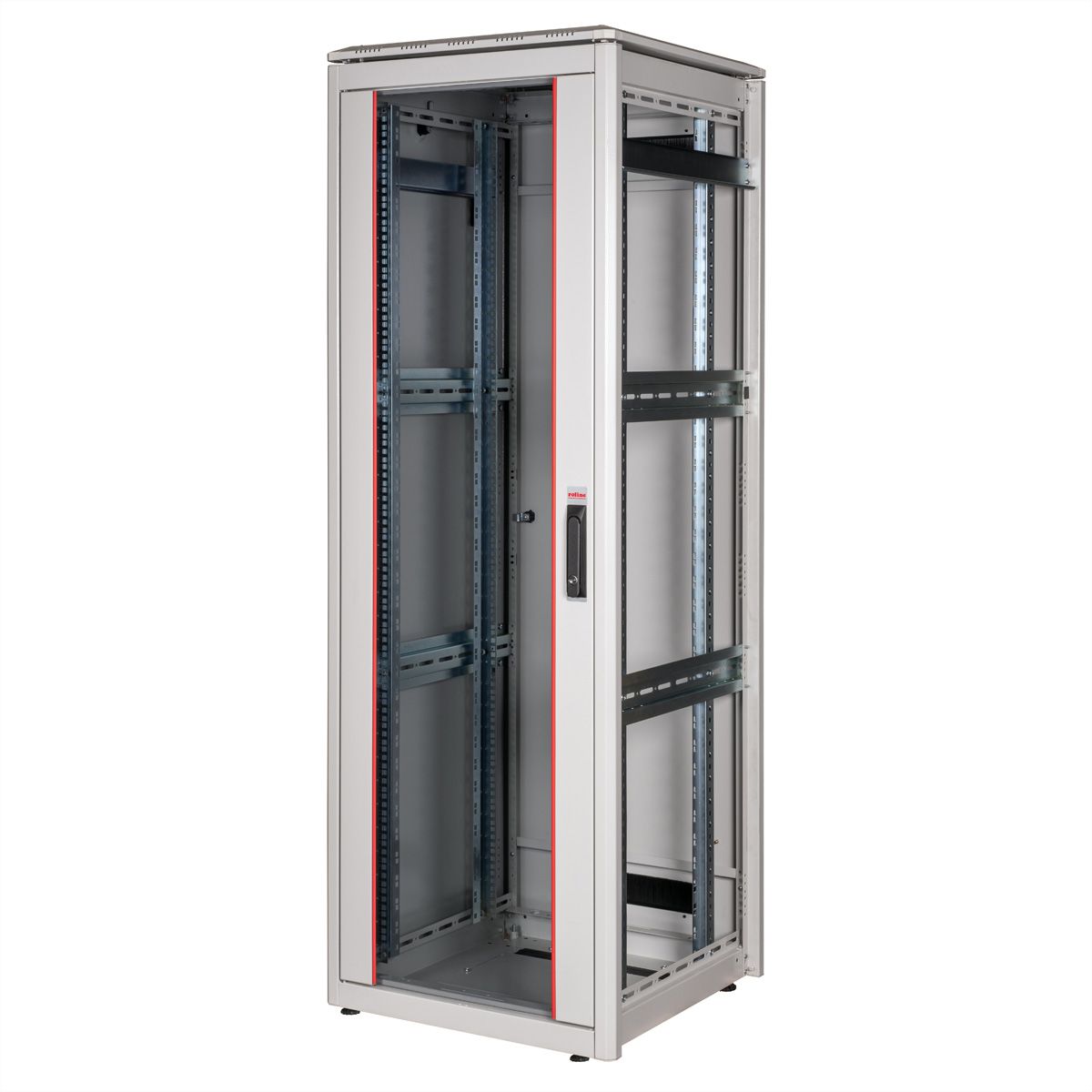 ROLINE 19" Baie réseau Pro 36U, 600x600 LxP Porte verre gris