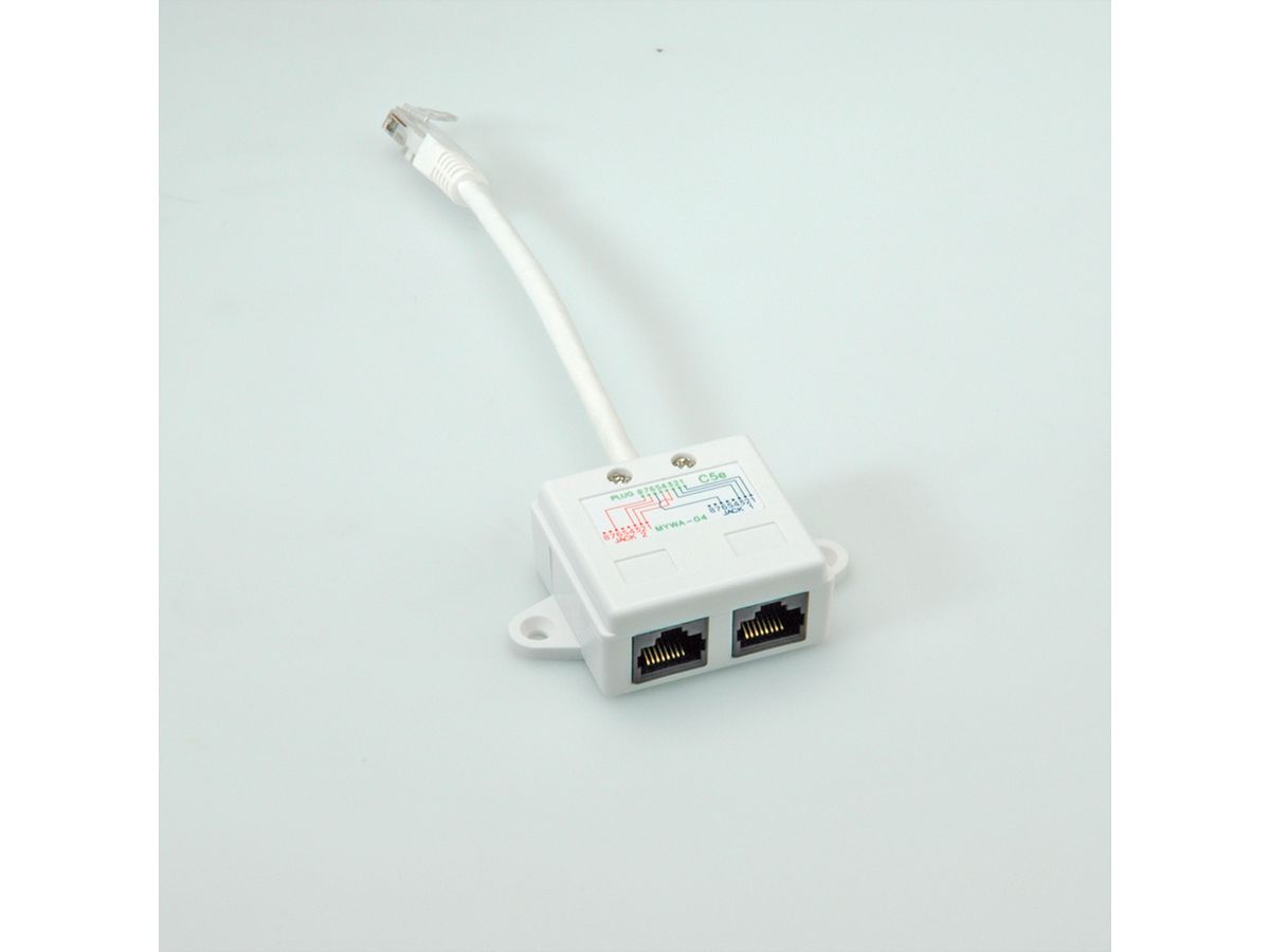 VALUE T-Adapter Cat.5e (Class D), UTP
