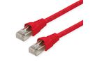 TELEGÄRTNER Patchkabel S/FTP, Cat.6A, LSOH, rot, 5,5 m