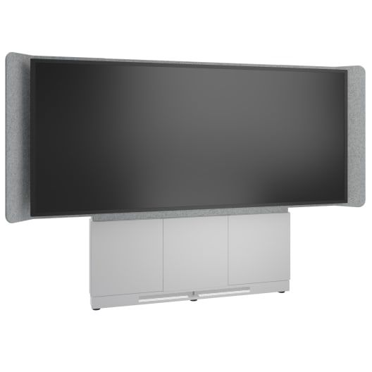 Middle Atlantic Products FM-DS-6675FW-LD8W TV-Halterung 2,67 m (105") Grau, Silber, Weiß
