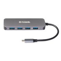 D-Link DUB-2340 Hub USB-C vers USB 4 port avec Power Delivery