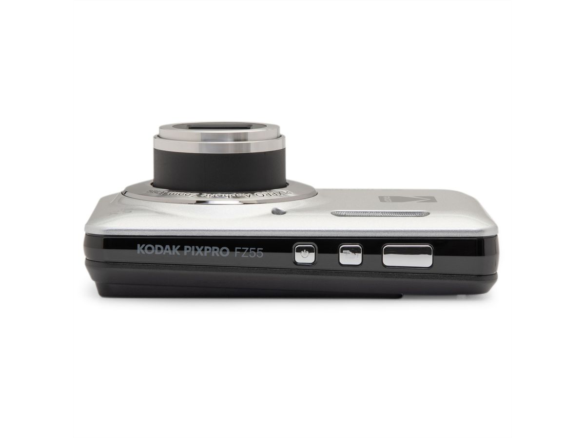Appareil photo compact Kodak PixPro FZ55 argent, 16 MP, zoom 5x, Full HD