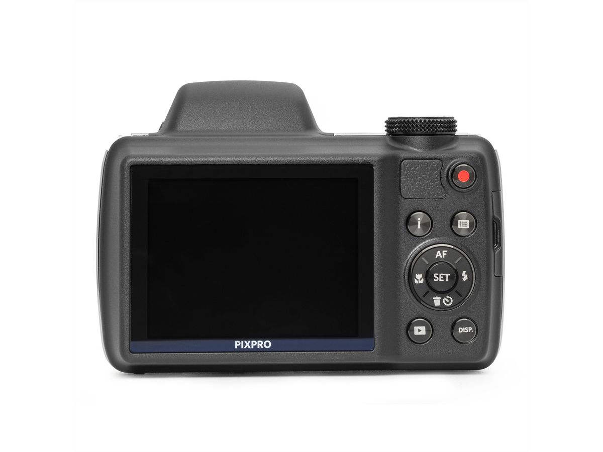 Kodak Bridgekamera AZ528 schwarz, 52x opt. Zoom, 16Mp, 3"LCD, 24mm Ww 6fps