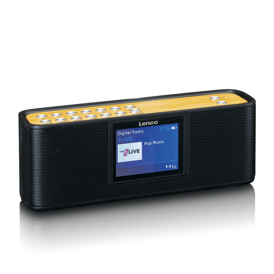 Lenco DAB+ Radio PDR-045BK , noir