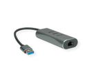VALUE Convertisseur USB-A - Gigabit Ethernet +Hub