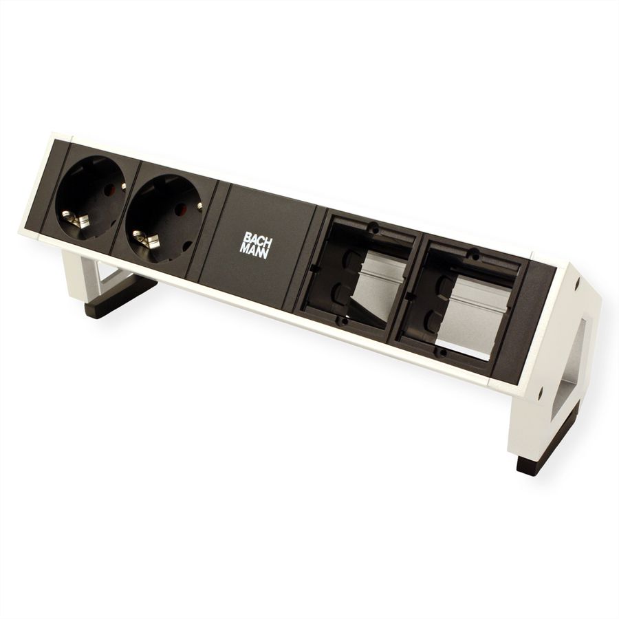 BACHMANN DESK2 2x contact de protection 2x ABD GST18, blanc