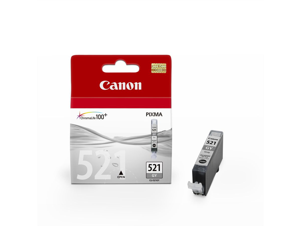 CANON CLI-521GY, Cartouche grise