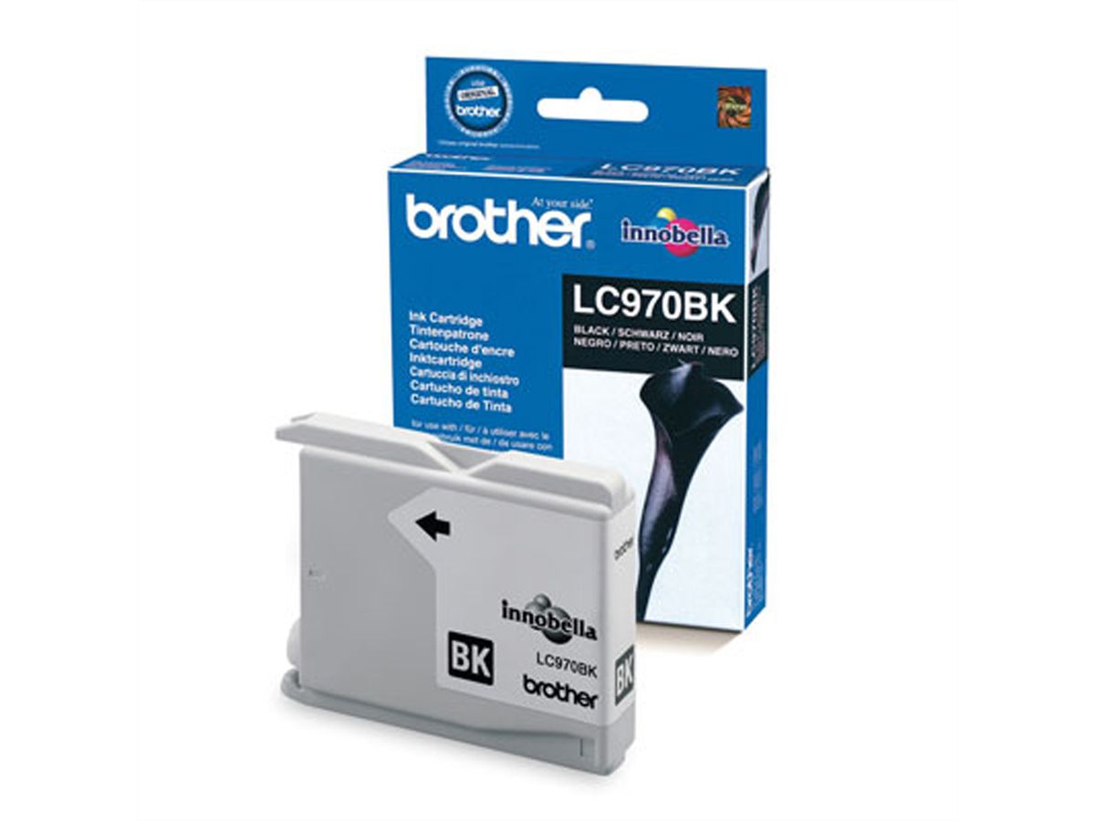 BROTHER LC-970BK, Cartouche noire pour env. 350 p.