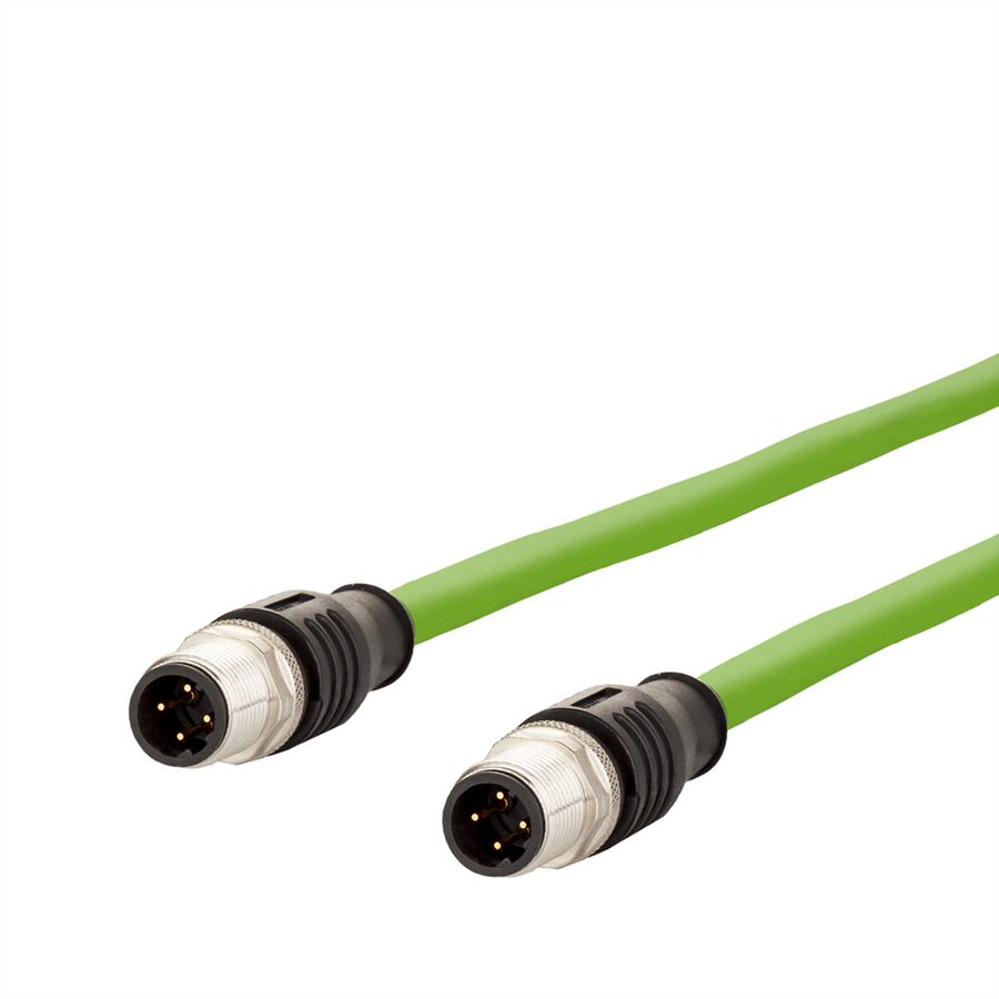 METZ CONNECT Câble Ethernet industriel M12, codage D, 5 m