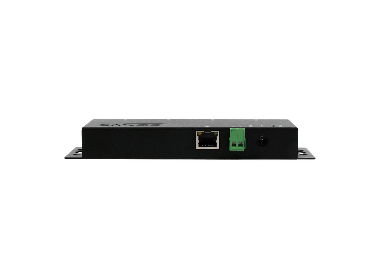 EXSYS EX-6114-2PoE Ethernet vers 4x RS-232 PoE avec connecteur 9 broches