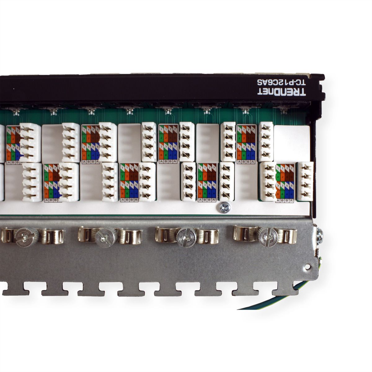 TRENDnet TC-P12C6AS Panneau de brassage renforcé à 12 ports Cat6A