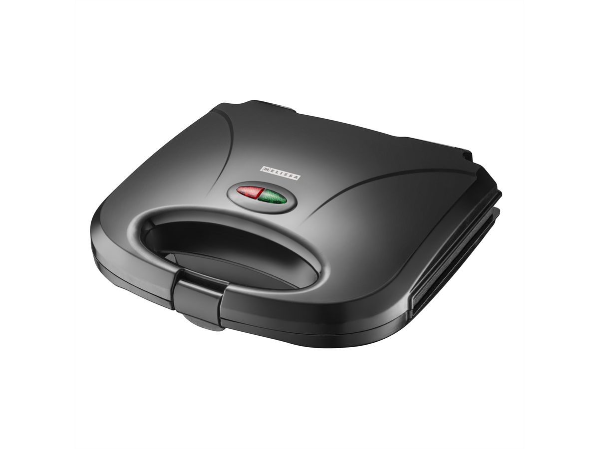 Melissa Sandwichmaker 16240109, Sandwichmaker/Grillplatte, schwarz, 750W