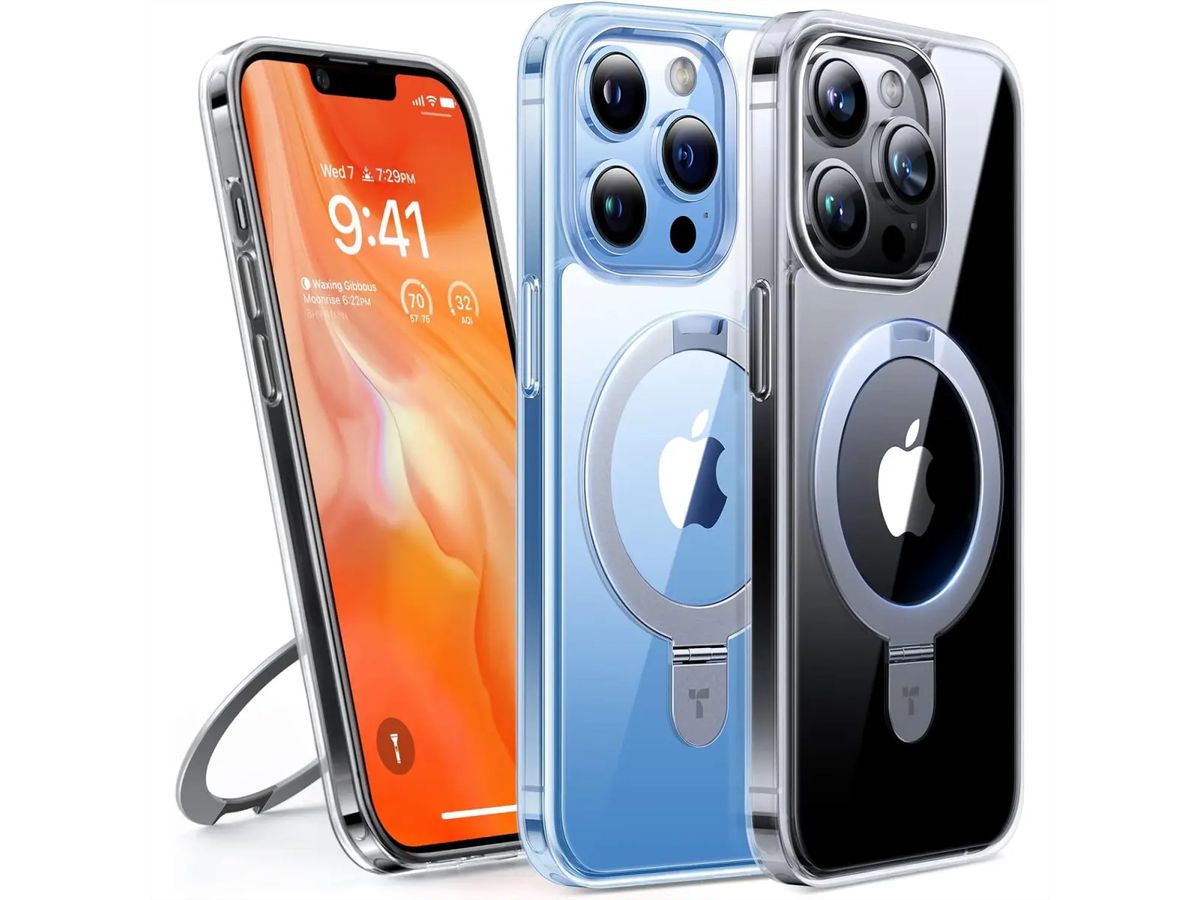 Torras UPRO Ostand Case, iPhone 13 Pro, MagSafe, transparent