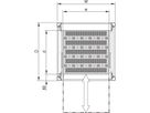 SCHROFF Fachboden ausziehbar (Universal eurorack) - FACHB.UNI.TELE.600B600T 7021