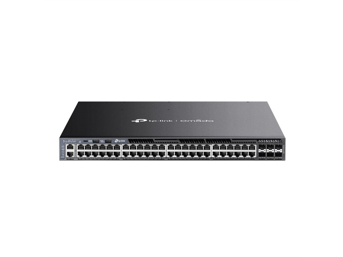 TP-Link SG6654XHP Switch , 48x Gigabit PoE+ RJ45, 6x 10G SFP+ Slots