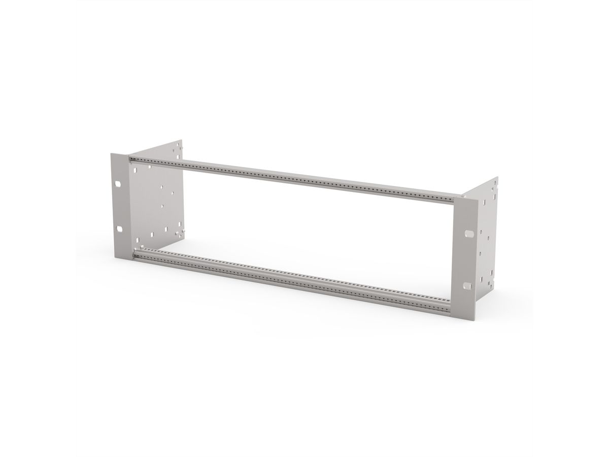 SCHROFF EuropacPRO 19" Subrack Kit pour module de distribution d'énergie, non blindé, 3 U, 84 HP, 115 mm