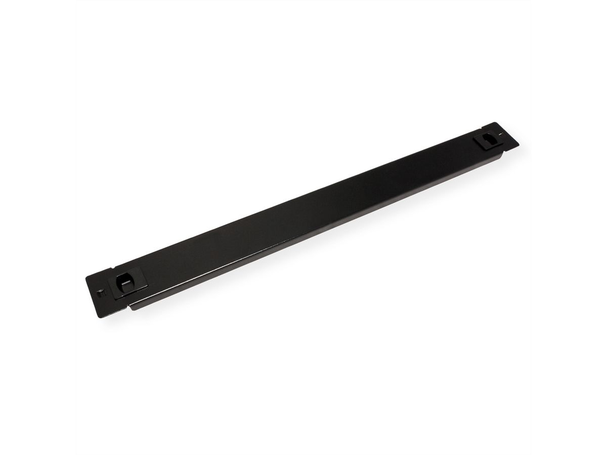 ROLINE 19-Zoll-Blindplatte Snap-in, 1 HE, schwarz