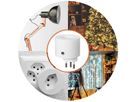 Steffen Prise adaptateur Matter T12/T13, blanc (max.2300W)