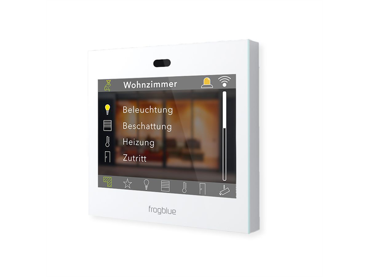 frogblue frogDisplay V2, Touchscreen-Steuerung