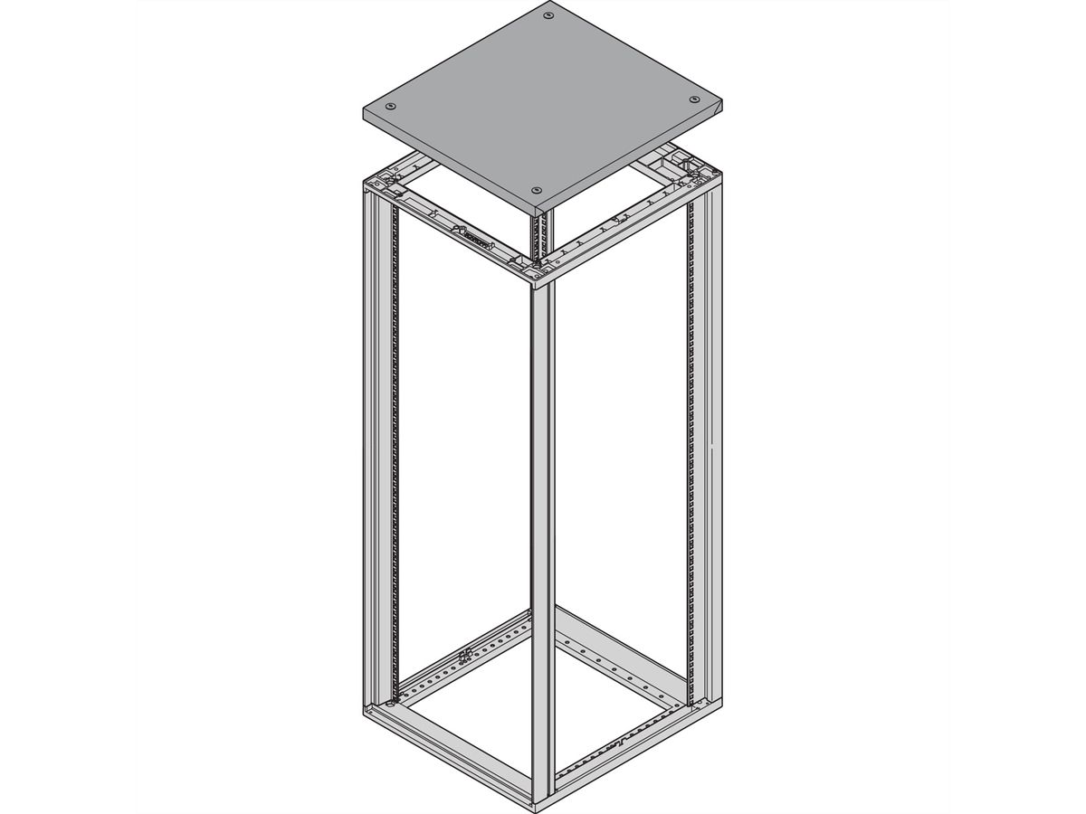 SCHROFF Novastar, capot supérieur surélevé, 553W 600D
