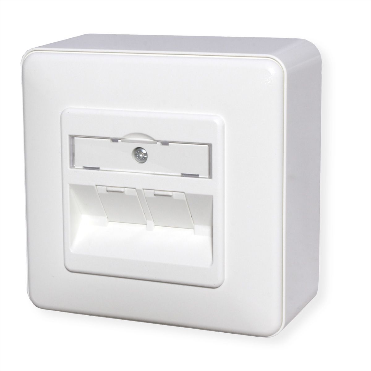 BTR Prise murale BC module 2 ports E-DAT, Cat.6 (Classe E)