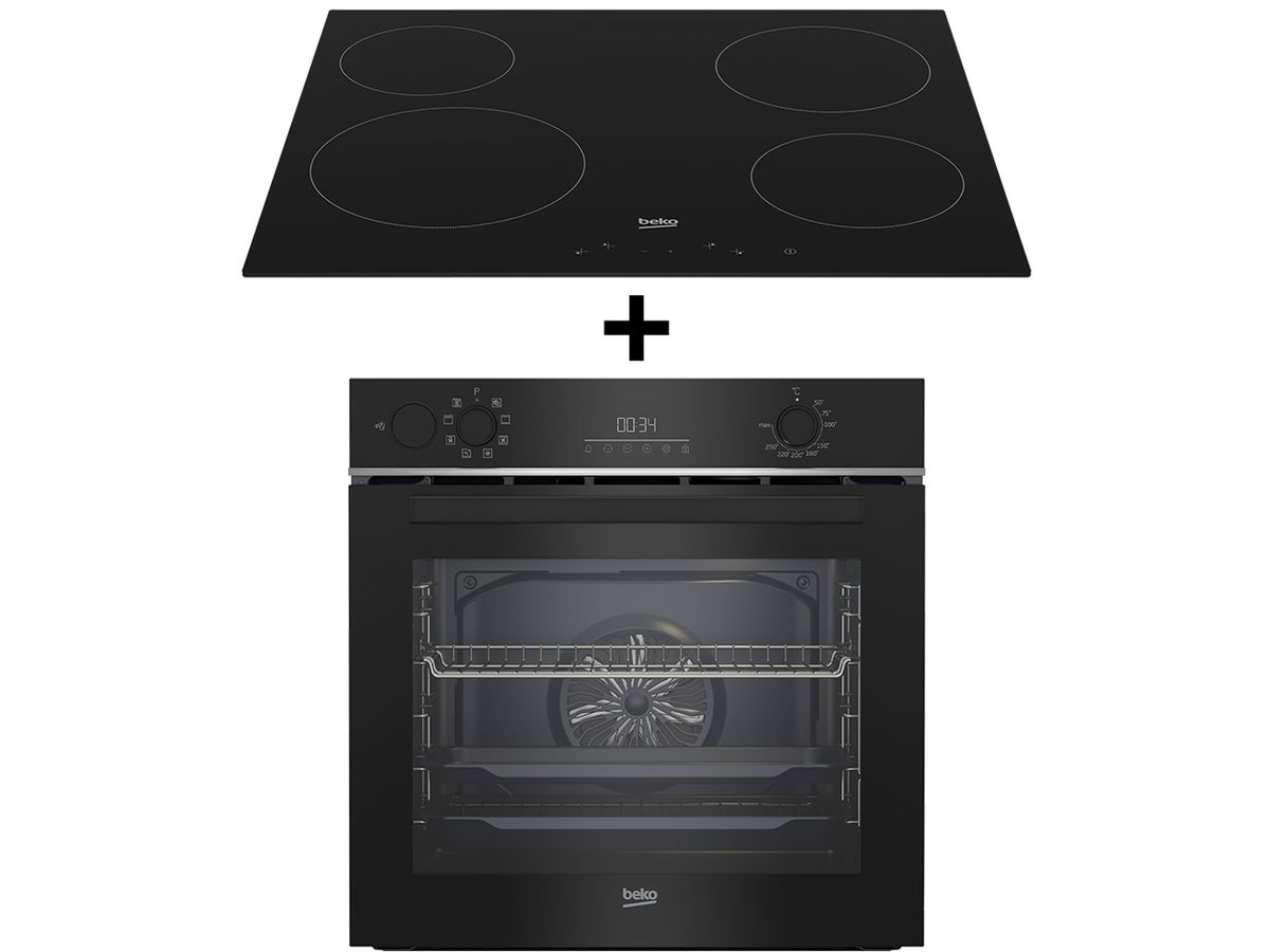 Beko Four & Cuisinière Set ,  BBIS143N0B_HIC 64401