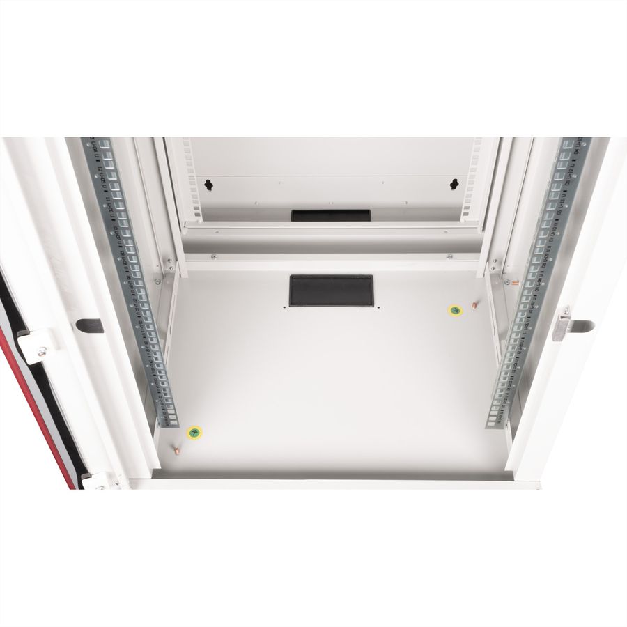 **DEMO**ROLINE 19-Zoll Wandgehäuse Pro 16 HE, 600x600 BxT zweiteilig schwenkbar grau