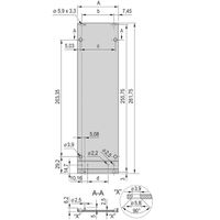 SCHROFF Frontplatte für Kassetten, Schirmbar mit EMV-Textildichtung - KAS FPL EMV TEXTIL 6HE 12TE