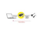 ROLINE Chargeur USB avec prise C6, 1x type C, 65W
