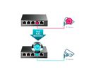 TP-Link TL-SG105PE Omada PoE Switch , 4x Gigabit PoE+, 1x Non-PoE