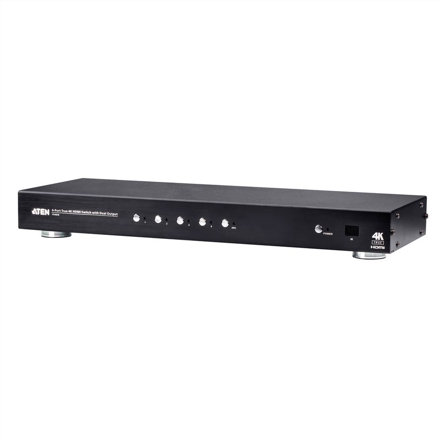 ATEN VS482B 4-Port True 4K HDMI Switch mit Dual View