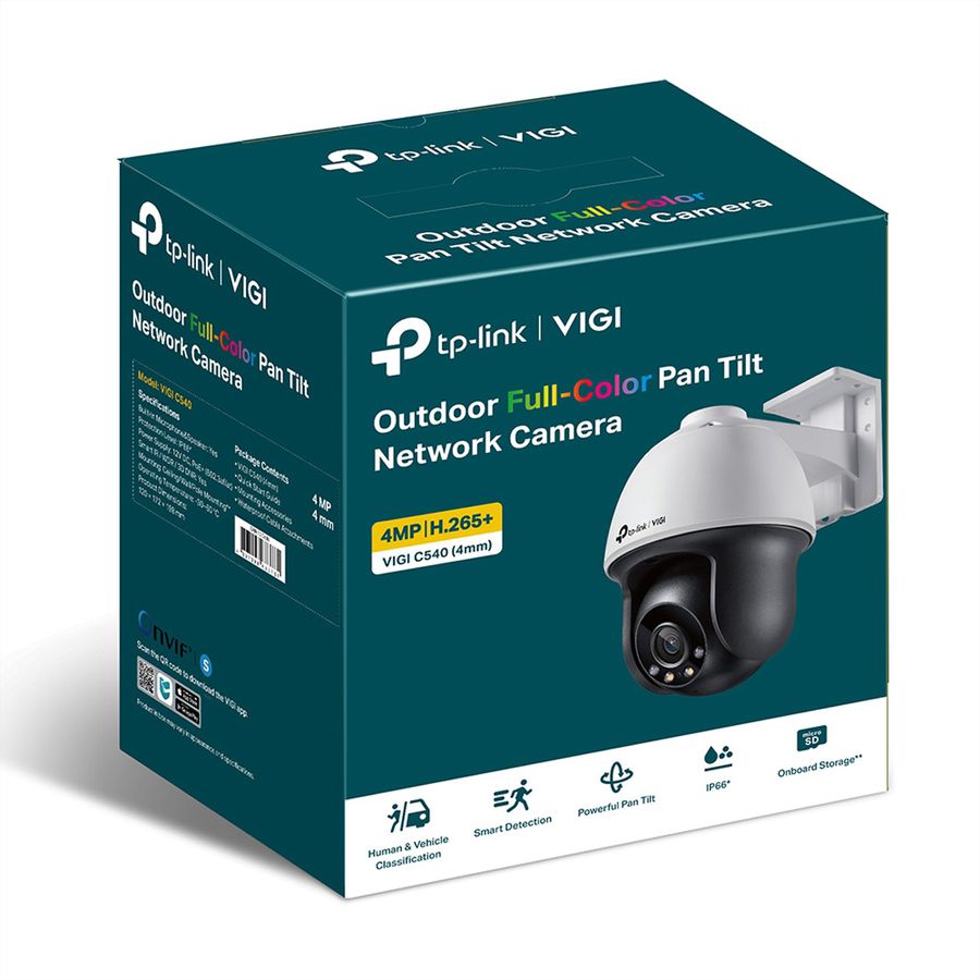 TP-Link VIGI C540(4mm) PT-Caméra 4 MP , 79°, IR-LED 30m