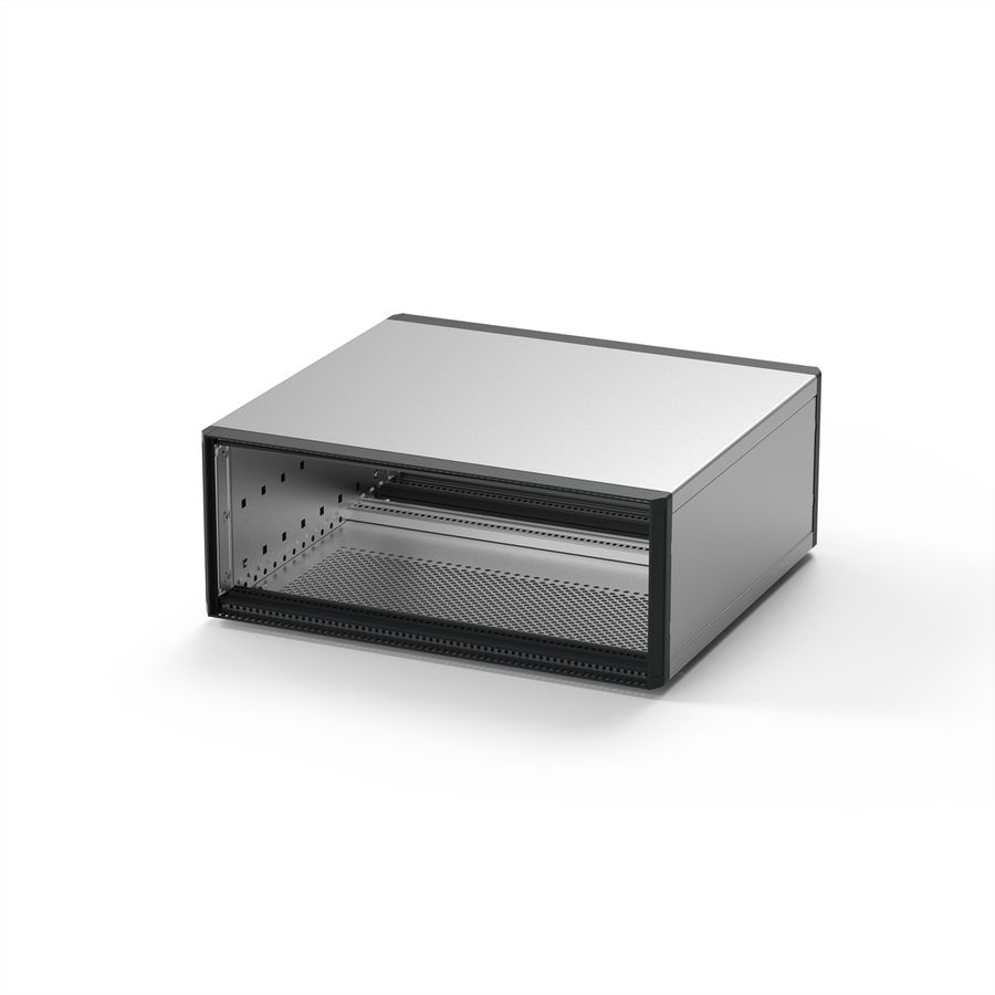 SCHROFF RatiopacPRO, Mallette complète, de bureau, blindée, face avant, 3 U, 42 HP, 315 mm