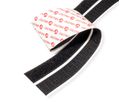 VELCRO® Bande 20mmx10m noir, crochets & velours autocollants