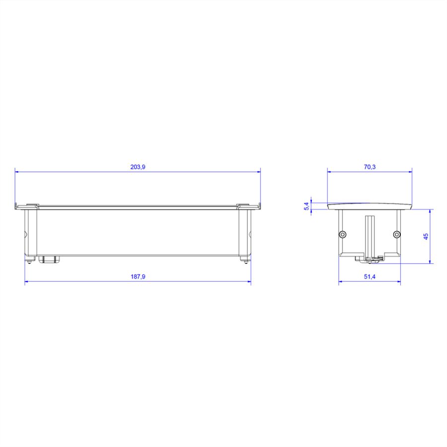 BACHMANN KAPSA Small 3x Schutzkontakt, GST18 -Stecker