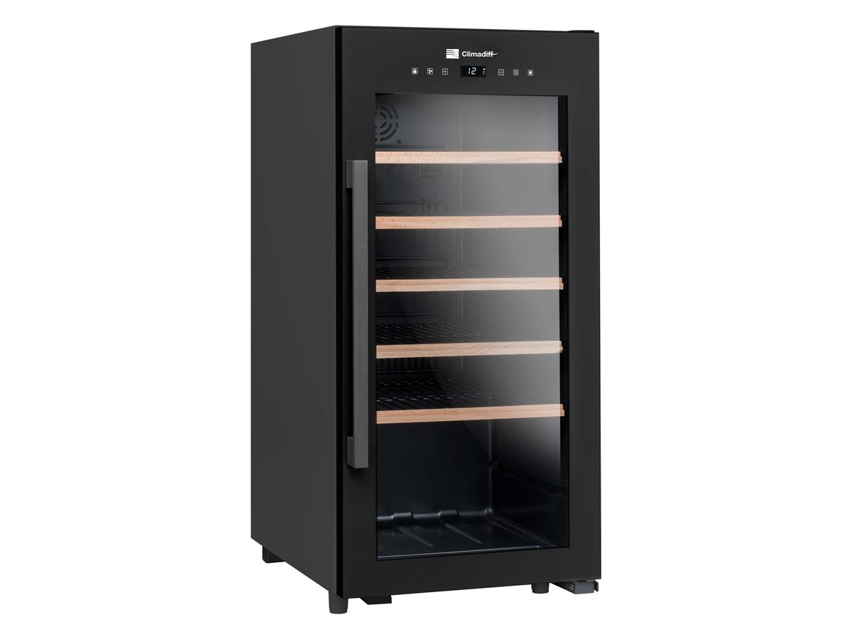 Climadiff Weinkühlschrank CLS45B1, Freistehend, 1 Zone, 41 Flaschen