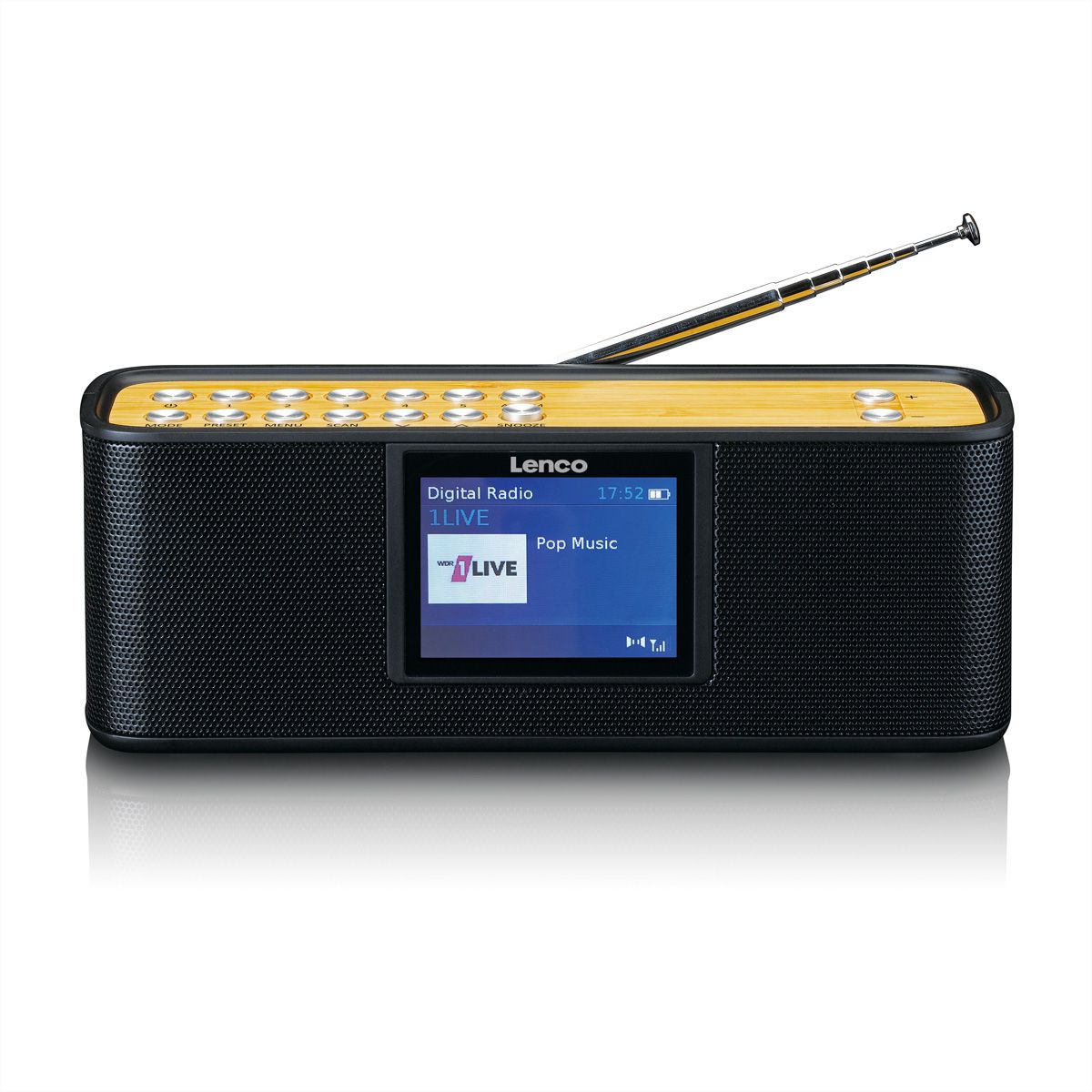 Lenco DAB+ Radio PDR-045BK , noir