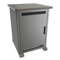 Middle Atlantic Products Forum FMR-1627A3GC Rack 16U Freistehendes Gestell Anthrazit, Grau