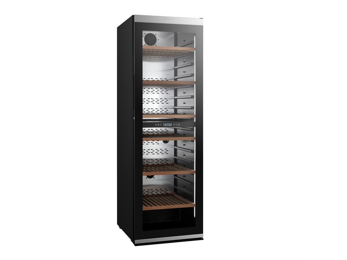 Climadiff Weinkühlschrank MILLESIME 240D, Freistehend, 2 Zonen, 237 Flaschen