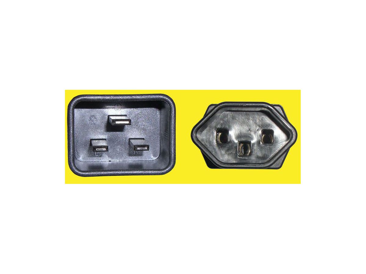 Netzkabel C20/T23 Kupplung montiert 16A/230V 0,3m