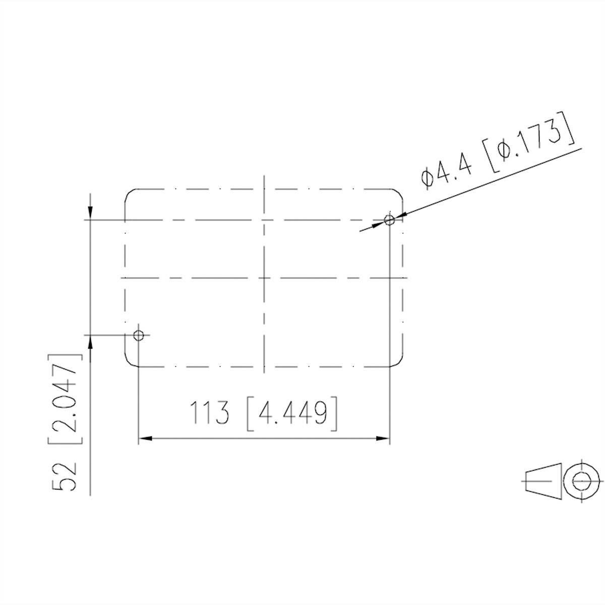 METZ CONNECT E-DAT Industry IP67 V5 2 Port  metal outlet